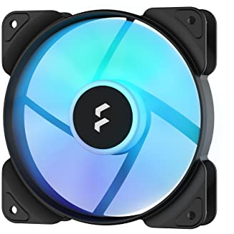 Fractal Design Aspect 12 RGB 120 mm PWM Wide 500-2000 RPM Range Black Frame 3-Pack Computer Fan