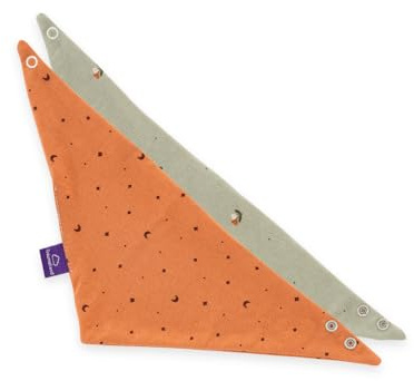 TRÄUMELAND Dreieckstuch 2er-Set – Weiche Halstücher aus 100 % Baumwolle, Ideal als Spuckschutz & Accessoire, Hautfreundlich & atmungsaktiv