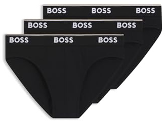 Hugo Boss Herren Slip aus Baumwolle, 3er-Pack | Herren Slip, bequeme Passform, ideal für den Alltag, bequeme Unterwäsche, Markenslip