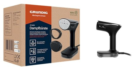 Grundig ST 8450 Dampfbürste mit 2280 W, Keramikplatte, CalcGuard & 30 g/Min. – kompakt, schnell & ideal für Reisen