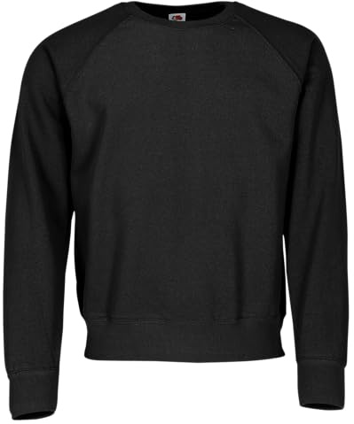 Fruit of The Loom Herren 62-202-0 Sweatshirt, Schwarz, Größe XL