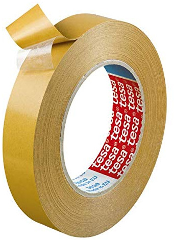 Propac Doppelseitiges Klebeband aus TNT Tesa 5157, 12 mm x 50 m, Durchsichtig, Wasserfest, Metall, Papier