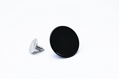 10 Qualitäts Nähfrei Patentknöpfe Knöpfe Jeansknöpfe schwarz 17 mm Ersatzknopf