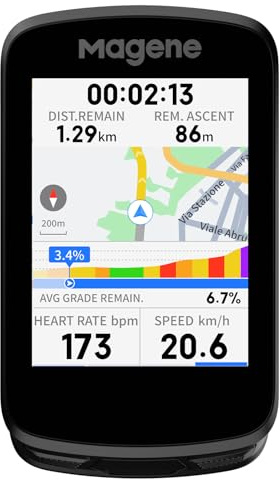 Magene C606 Touchscreen GPS Fahrradcomputer Navigation WiFi Bluetooth Datenübertragung Indoor-Training 2,8' anpassbarer Bildschirm