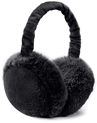 omitium Ohrenwärmer, Winter Ohrenwärmer Faltbare Verstellbarer Plüsch Earmuffs Bequemer weicher für den Winter Reiten Warme Ohrenschützer für Damen und Herren