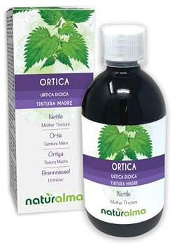 Brennnessel (Urtica dioica) Blätter und Wurzeln Alkoholfreier Urtinktur Naturalma - Flüssig-Extrakt Tropfen 500 ml - Nahrungsergänzungsmittel - Veganer