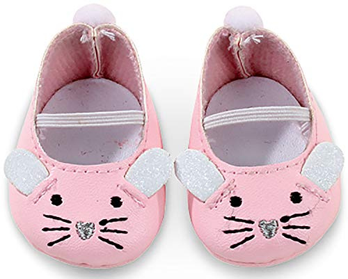 Götz 3402538 Mäuschen Puppenschuhe – Puppenkleidung und Puppenzubehör für Babypuppen Gr. M von 42 – 46 cm und Stehpuppen Gr. XL von 45 – 50 cm