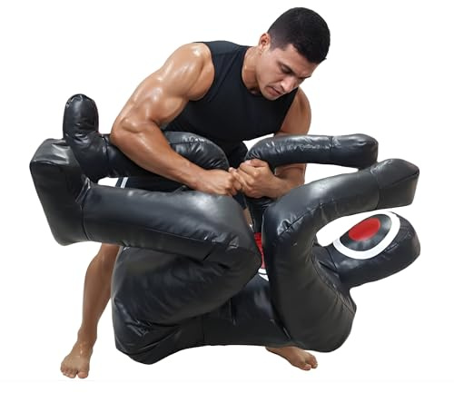 Shelly MMA Grappling Dummy Selbstverteidigung Training Judo Boxsack Schnuller BJJ Wrestling Schnuller sitzend verteidigt Position brasilianischer JIU Jitsu Submission Vinyl Stoff Schnuller