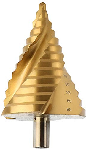 OCGIG 6-65mm Stufenbohrer HSS Spiral Bohrer Schälbohrer | Eisenplatten, Aluminiumplatten, Dämmplatten, PVC-Platten