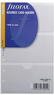 Filofax 133616 Personal Visitenkartenhülle
