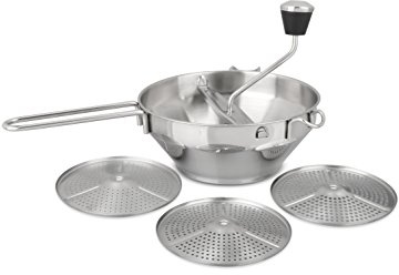 Dr. Oetker 3242 Passiergerät, Kunststoff, Silber, 32 x 19 x 8 cm