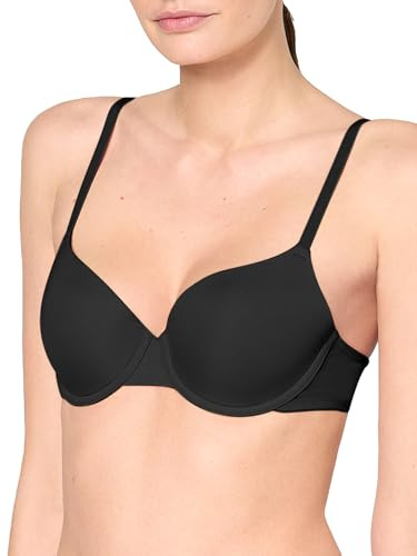 Nur Die T-Shirt Bügel-BH aus weicher Mikrofaser nahtlos vorgeformte gepaddete Cups unsichtbar unter der Kleidung Push-Up-Effekt Damen