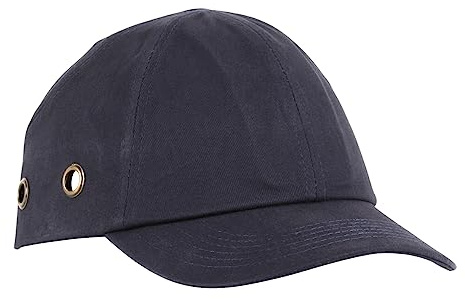 Blackrock Navy Bump Cap, Sicherheitsmützen Herren Damen Unisex, Schutzhelm, für Bau, Bauarbeiter, Einheitsgröße verstellbarer Riemen HDPE Schutz mit weicher Innenpolsterung, Baseball Style, EN812:2012