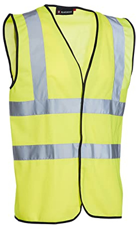 Blackrock Herren-Warnweste, hohe Sichtbarkeit, X-Large, gelb, 100