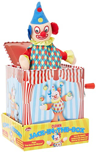 Tobar Jack In The Box, aus Einer Schachtel Springender Clown, Assorted Colour, 15 cm x 15 cm x 15.5 cm