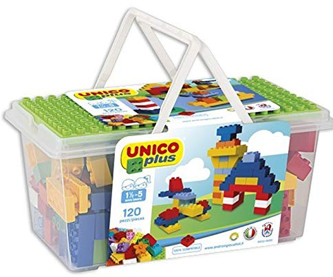 Unico 8502-0000 120 Bauklötze,3 Jahre to 99 Jahre