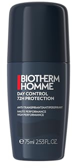 Biotherm Homme Day Control 72H Deo Roll-On, 72 Stunden Antitranspirant Herren Deo, pflegender Deo-Stick schützt wirksam vor Schweißgeruch, für alle Hauttypen und empfindliche Haut
