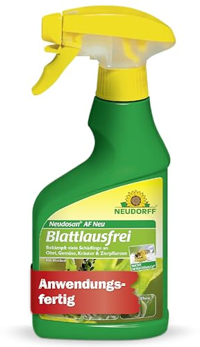 Neudorff Neudosan AF Neu Blattlausfrei – Bekämpft Blattläuse, Weiße Fliegen und Spinnmilben an Obst, Gemüse, Kräutern und Zierpflanzen, 250 ml