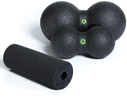 BLACKROLL® DUOBALL, Faszienball zur Selbstmassage von parallelen Muskelsträngen, Massageball mit zwei Bällen, Faszien-Duoball in verschiedenen Größen oder als Set, Made in Germany