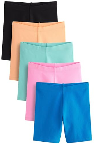 NEXT Mädchen Fahrrad-Shorts, 5er-Pack