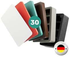 SILISTO Quickies Unterlegplatten Kunststoff 30 Teilig- bis 6t - Abstandshalter, Verglasungsklötze & Ausgleichsplättchen für Fenster, Türen & Terrassenbau – Made in Germany