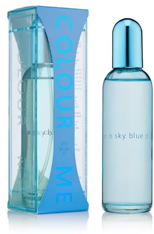 Colour Me Sky Blue - EDP für Damen - Zitrus, Kirsche & Pfirsich, 100ml | Eau de Parfum Damen, Blumig-warmer Duft, Jasmin, Maiglöckchen, Geschenk für Frauen, Parfüm für Frauen