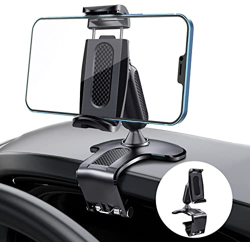 Hoembpn Auto Handyhalterung, Universal Auto Armaturenbrett Handyhalter, 360 ° Drehbar Einstellbare Auto Handyhalter, Geeignet für 4-7 Zoll Smartphone