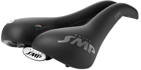 SMP4Bike Herren Fahrradsattel TRK, Schwarz, 28 x 16 cm