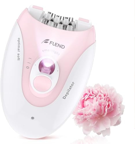 Epilierer für Frauen, USB-elektrischer Gesichtshaarentferner mit LED-Licht, 2 Geschwindigkeiten für Körper, Achseln und Beine