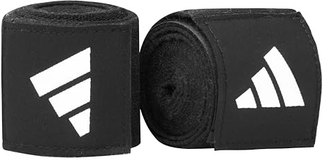 Adidas Boxbandagen, Box Bandage fürs Handgelenk, 5 x 2,55 m, Training Boxing Crepe, schwarz
