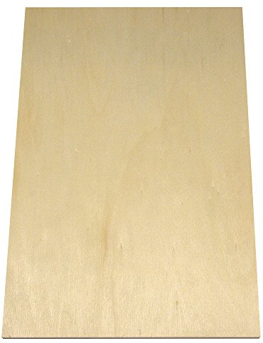 Rayher Sperrholzplatte, 30 x 20 cm, Stärke 4 mm, unbehandeltes Pappelholz, für Laubsäge-Arbeiten, zum kreativen Erstellen von Figuren, Schildern usw., 6299800