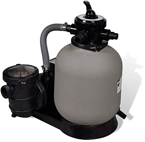 vidaXL Sandfilterpumpe 600W 17000L/h Sandfilteranlage Filteranlage Poolfilter