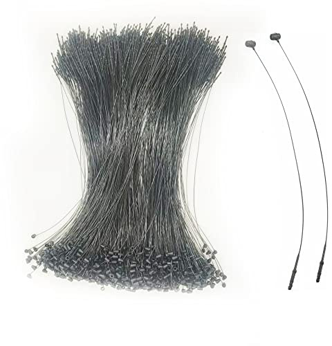 Hezhou 2000Stk Sicherheitsfäden (230 mm) Sicherheitsfäden für Etiketten Kabelbinder Sicherheitsfäden Loop Pins für Kleidung andere Produktetiketten Loop Pins Kunststoff (Schwarz)