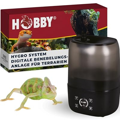 HOBBY Terraristik Hygro System I Digitale Benebelungsanlage für Terrarien I hygienisch & wartungsfreundlich I Terrarium Luftbefeuchter I effizientes Benebelungssystem mit 4L Wassertank