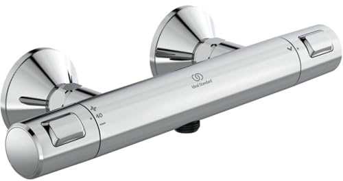 CERATHERM T25 Brausethermostat AP | 315x100x70 mm in chrom, 22 l/min (3 bar), Thermostatfunktion, CoolBody, Sicherheitssperre