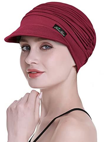 FocusCare Weiche Chemo-Schals für Frauen, Bambus-Stoff, Baseballmütze, Turban für Haarausfall