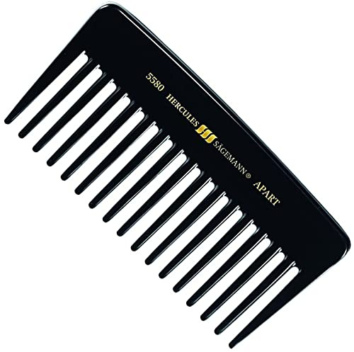 HERCULES SÄGEMANN - 5580 Styling Kamm | 5 ¾ Zoll Haarkamm für Styling von Locken und glattem Haar | Für Friseur und Privat-Anwendung