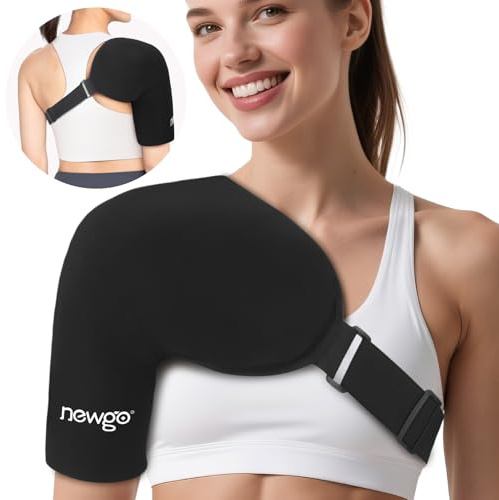 NEWGO DE Flexible Schulterbandage, Schulter Kalt Heiße Kompresse, Bandage Schultergelenk bei Sportverletzungen, Gefrorenen Schultern, Gelenkschmerzen, steifer Schulter