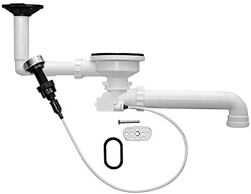 Blanco Ablaufgarnitur 3,5 mit Exzenterbedienung und Überlauf oval kpl.