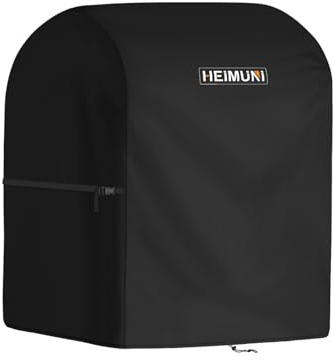 HEIMUNI Grillabdeckung Wetterfest Grillhaube für Weber Spirit 210 Grill | Grill Abdeckhaube Wasserdicht für Weber Spirit E-210 mit Klappbarer Seitenablage, Grill Schutzhülle für Enders 90x70x110cm