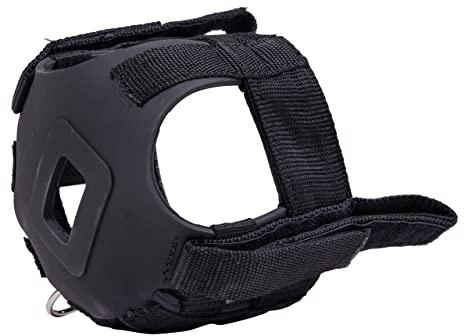 NETPROSHOP Fressbremse Aufsteckbar zur Befestigung am Halfter Größe Mini Shetty bis Full, Groesse:Shetty, Farbe:Schwarz