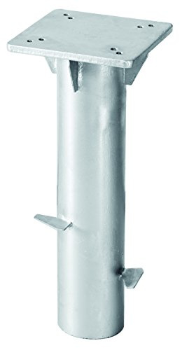 Schneider Universal-Bodenplatte für Ampelschirme, 897-00, zum Einbetonieren, 3.8 kg, Silber