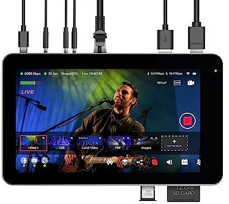 YOLOLIV YoloBox Mini Ultra-Portable All-in-One Smart Live Streaming Encoder & Monitor