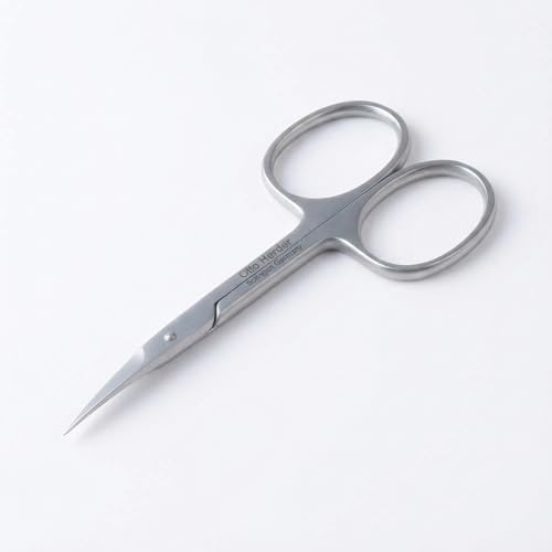 Otto Herder Manicure Nagelhautschere aus Solingen, 9 cm, extra scharfe Hautschere aus rostfreiem Edelstahl zum Entfernen von Nagelhaut und Hautresten