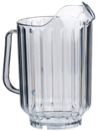APS Pitcher, Kunststoff-Karaffe, für eine Füllmenge von 1,5 l, Ø 13 cm | Höhe 21 cm; Bierkrug; Karaffe für Limonade; Wasserkaraffe; transparent; 93105