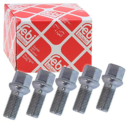 5x FEBI BILSTEIN RADSCHRAUBEN M14x1,5x27 mm VERZINKT SW17 RADBOLZEN RADSCHRAUBE