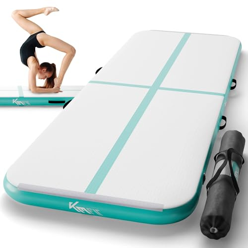KM-Fit Airtrack Turnmatte | aufblasbar | Yoga- & Trainingsmatte