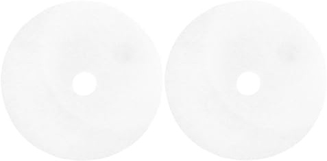 Ersatzfilter für Wäschetrockner, Weiß, 23,5x23,5x0,5cm | Vliesmaterial, Leicht zu Pflegen und Austauschbar, Nimmt Staub, mit 2 Stück, Weiß