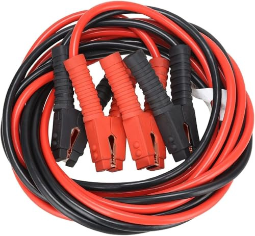 SURPZON Starthilfekabel 2 x 4m 900A Starterkabel Set Überbrückungskabel Batteriekabel KFZ PKW Batterie für 12 Volt/24 Volt mit Überspannungsschutz