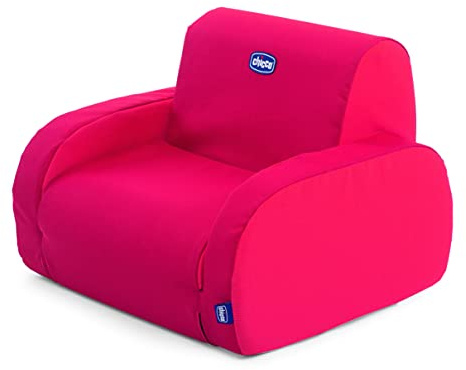 Chicco Twist Kindersessel Umwandelbar in Chaise Longue und Sofa, Kindersessel mit 3 Konfigurationen, Bequem und Leicht, Umwandelbar mit 1 Handgriff - für Kinder ab 12 Monaten